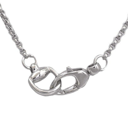 Gucci Necklace Silver Bamboo 393395 J8400 0702 Ag 925 GUCCI Heart Ladies Pendant
