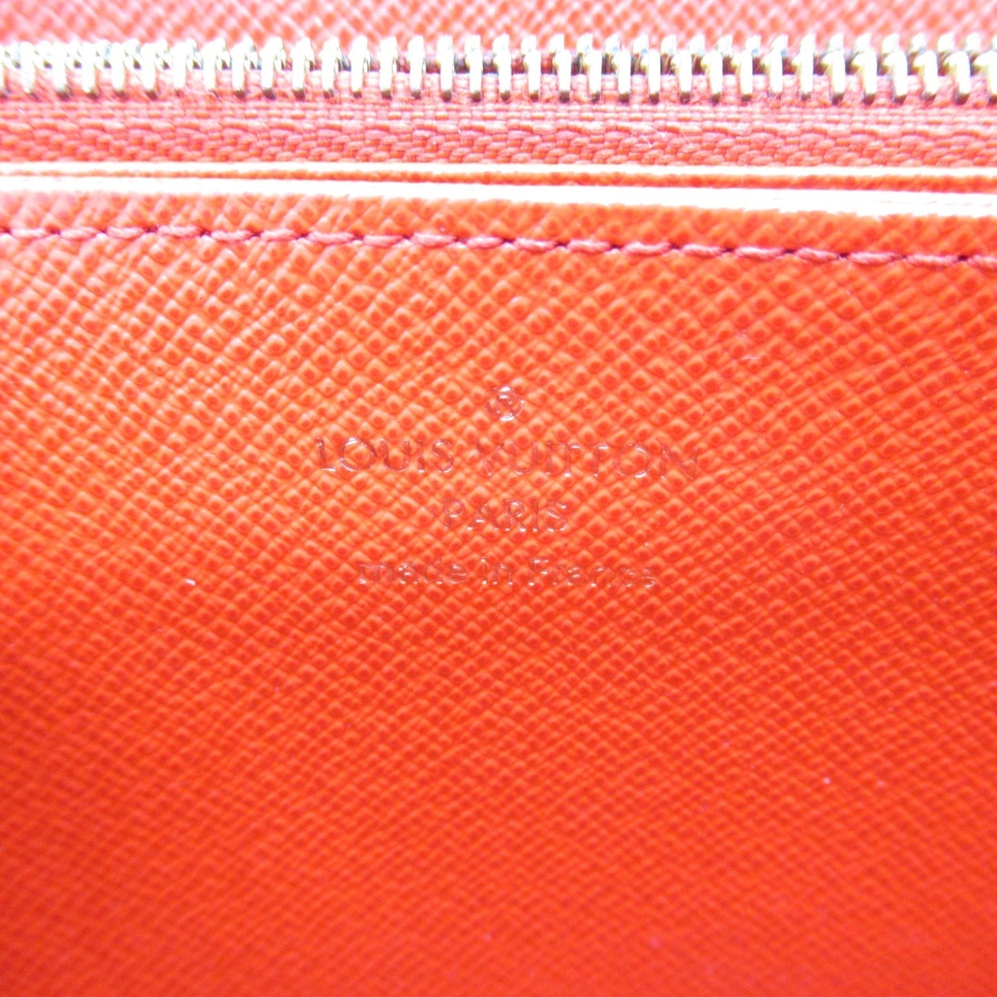 LOUIS VUITTON Zippy Wallet Round Long Wallet Brown Coquelicot Monogram PVC coated canvas M41896
