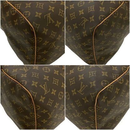 Louis Vuitton Boston Bag Keepol 55 Brown Beige Monogram M41424 Nume MI0951 LOUIS VUITTON Handbag Unisex Louis Vuitton