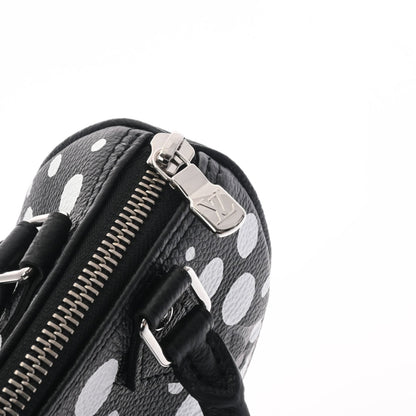 LOUIS VUITTON Monogram Nano Speedy Yayoi Kusama Collaboration Black White M81456 Women's Implant [Dot] Shoulder Bag