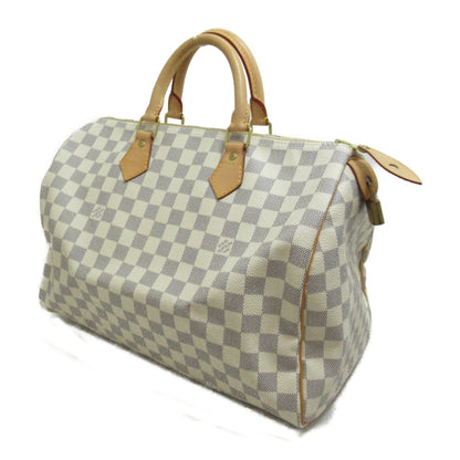 LOUIS VUITTON Speedy 30 handbag White Damier Azur PVC coated canvas N41533
