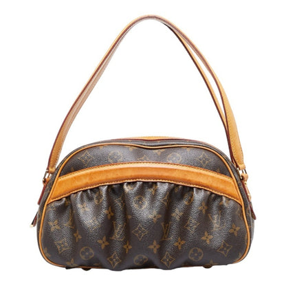 LOUIS VUITTON Monogram Clara Handbag M40057 Brown PVC Leather Ladies