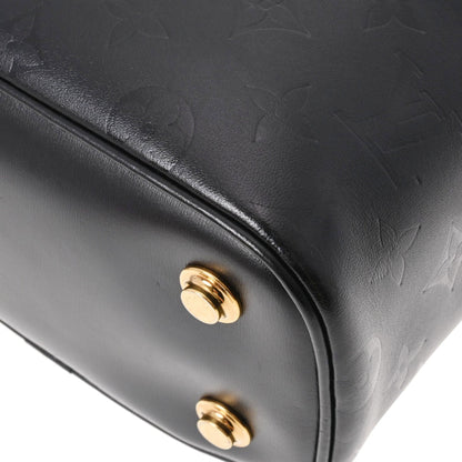 LOUIS VUITTON Monogram Ink Vanity PM Black M57118 Women's Leather Handbag