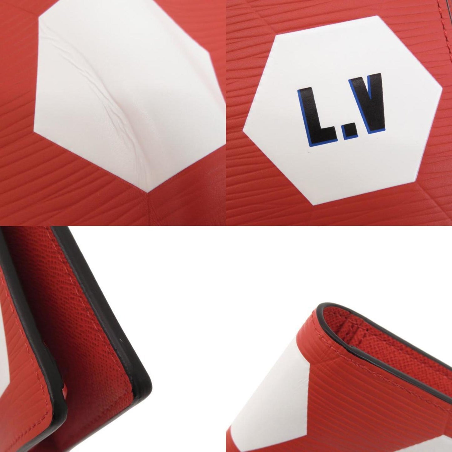 LOUIS VUITTON M63230 Portefeuille Brazza FIFA 2018 World Cup Limited Long Wallet Epi Leather Men's