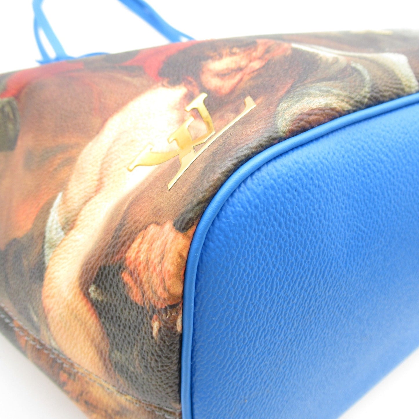 LOUIS VUITTON Rubens Neverfull MM without pouch Blue PVC coated canvas Masters collection M43317