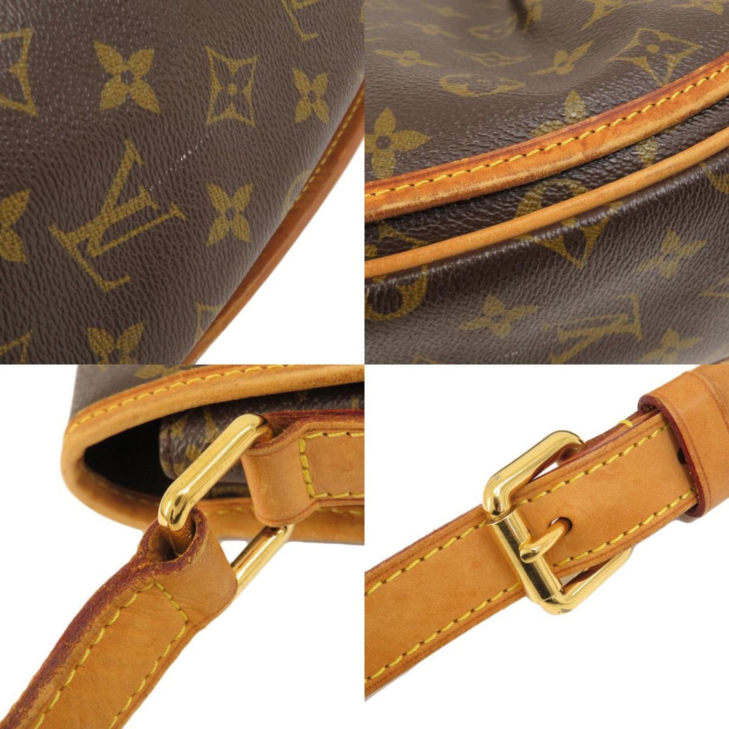 LOUIS VUITTON M40473 Menilmontane MM Monogram Shoulder Bag Canvas Women's