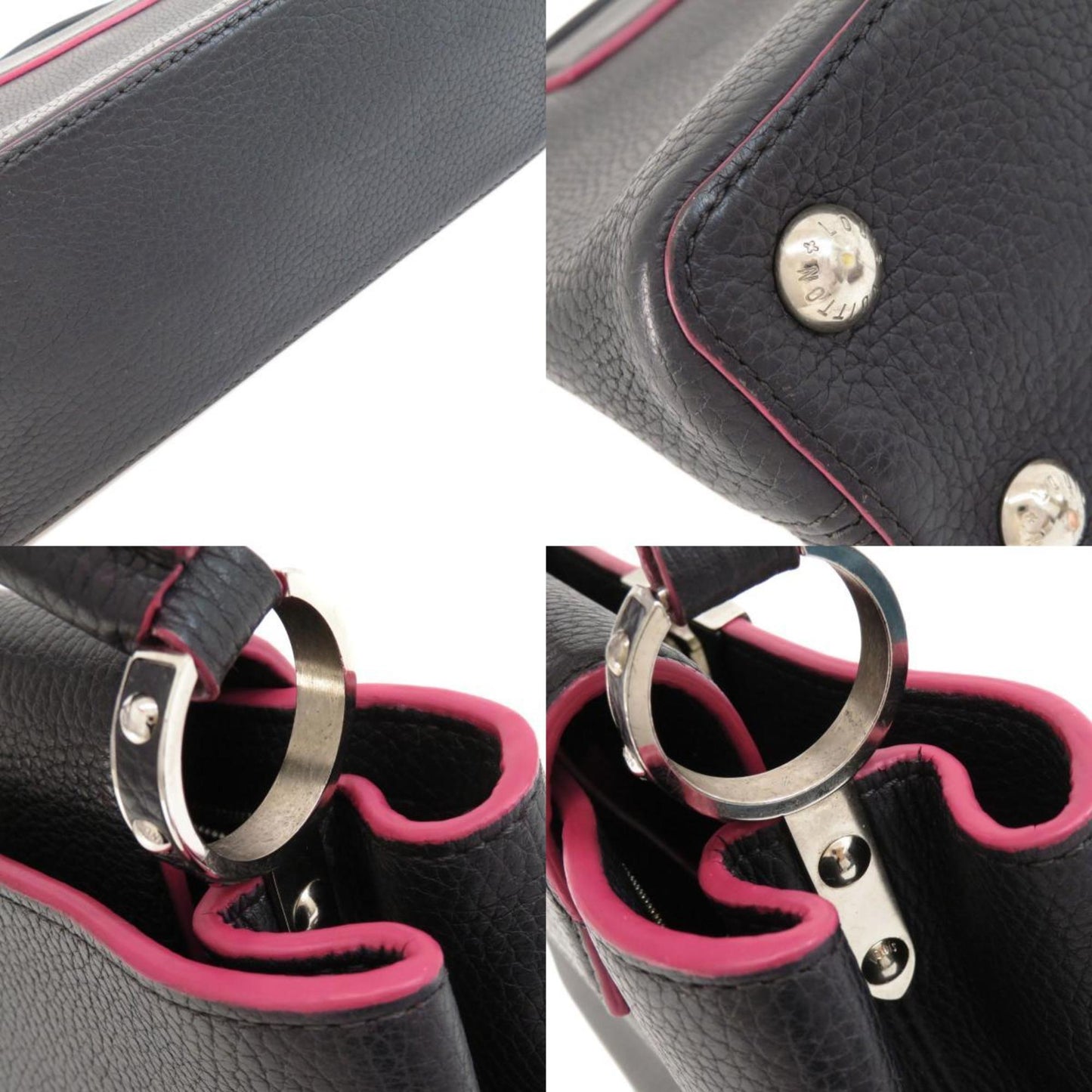 LOUIS VUITTON M94517 Capucines BB Handbag Taurillon Leather Ladies