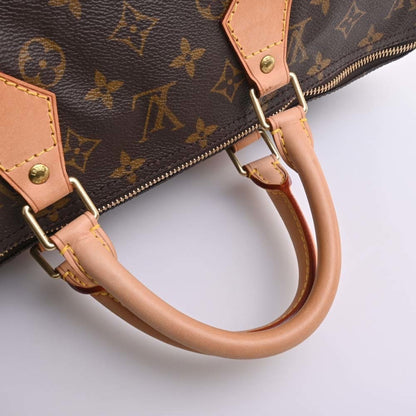LOUIS VUITTON Monogram Speedy 40 Handbag Boston Bag M41522 Brown Women's