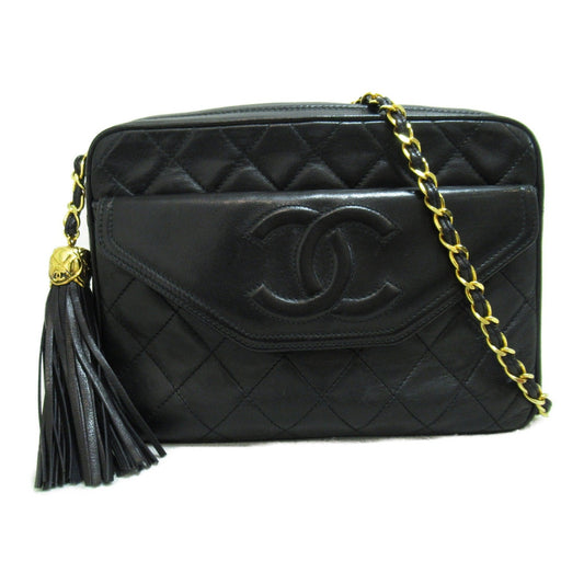 CHANEL ChainShoulder bag Black Lambskin (sheep leather)