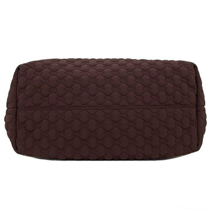 Gucci Tote Bag Jolly Large Wine Red GG Neopren 211975 502752 Nylon Canvas GUCCI Ladies Handbag