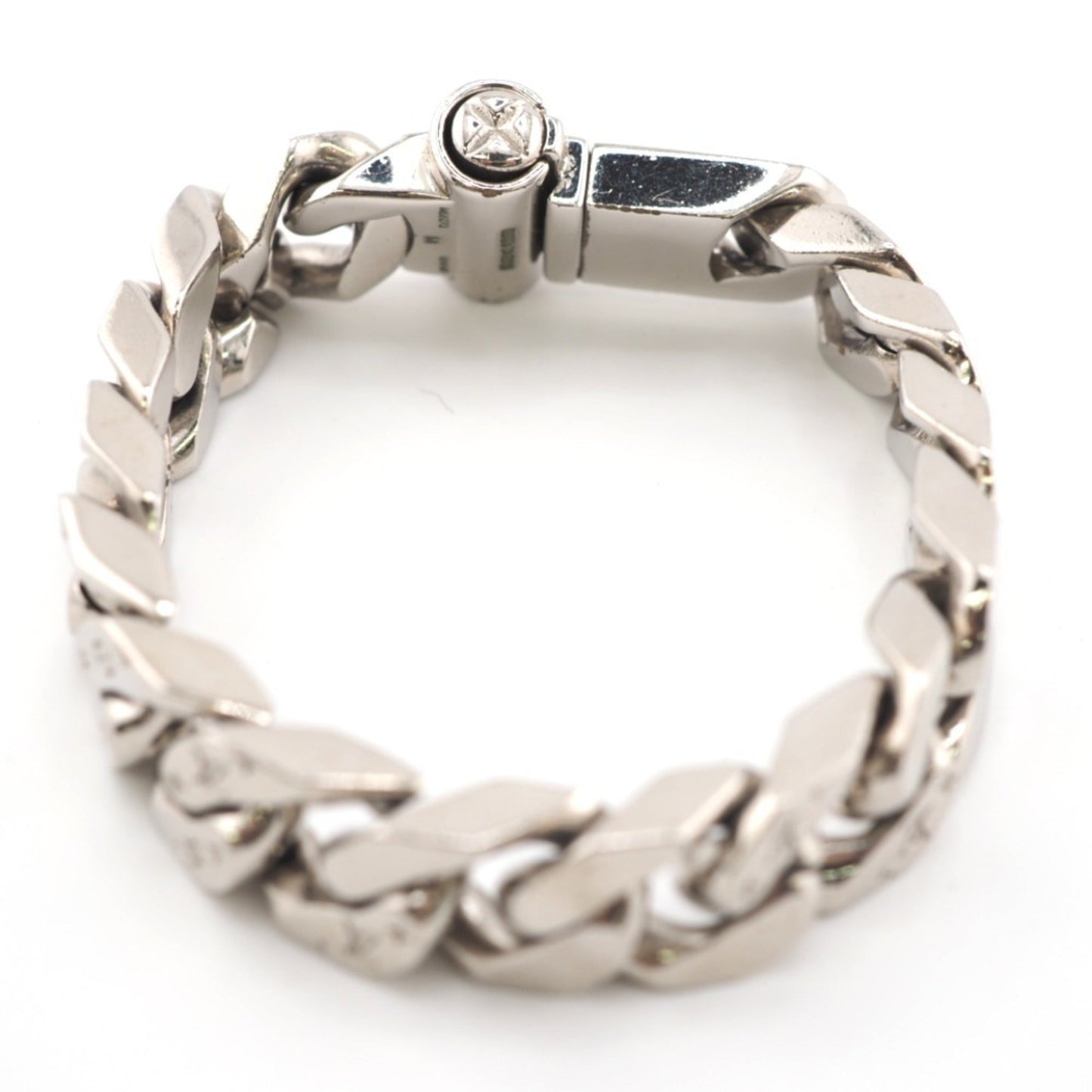 LOUIS VUITTON M68273 Bracelet LV Chain Links M Silver Men's