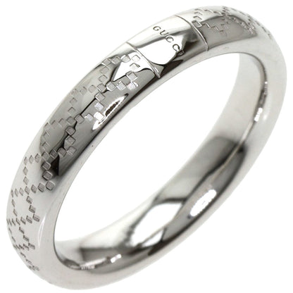 Gucci Diamantissima #11 Ring K18 White Gold Ladies GUCCI