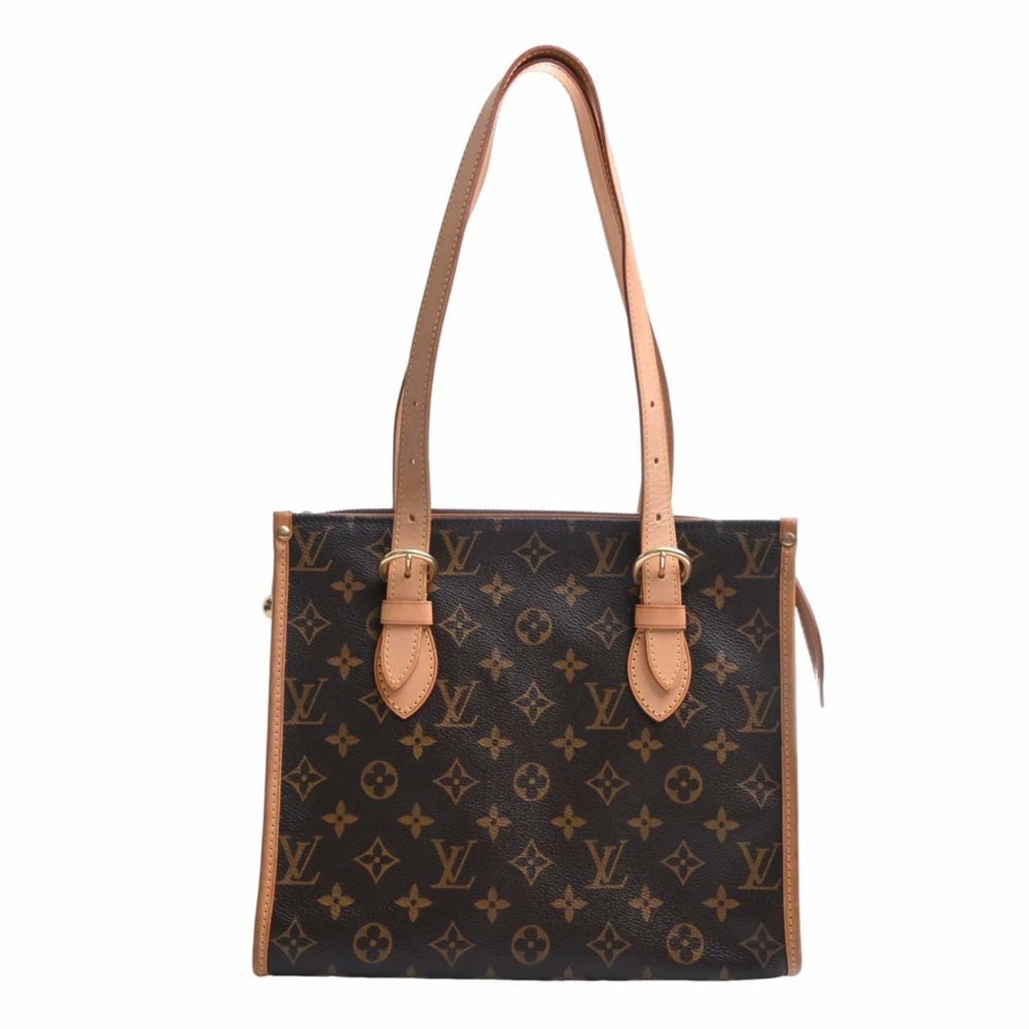 LOUIS VUITTON Monogram Popincourt Haut Tote Bag M40007 Brown Women's