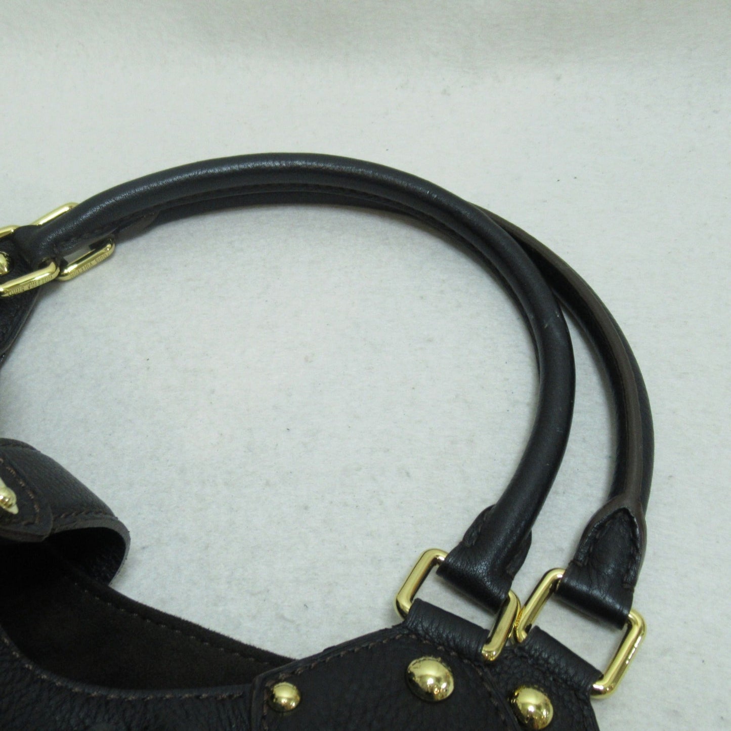 LOUIS VUITTON Mahina XL Black2wayShoulder Bag Black Black Mahina leather M95547