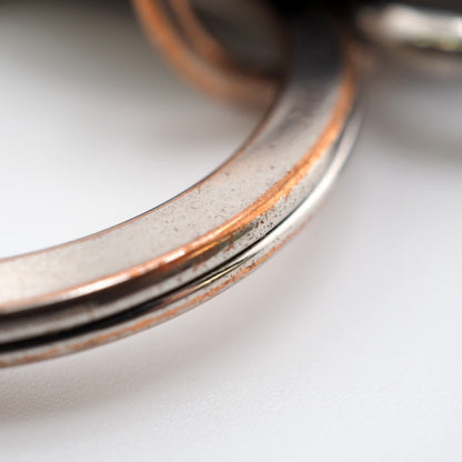 LOUIS VUITTON M67362 LV Circle Keyring Black Unisex
