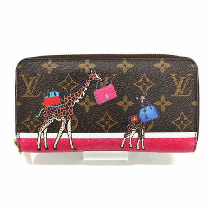LOUIS VUITTON Zippy M62085 Wallet 2017 Holiday Collection Monogram Round Long Giraffe