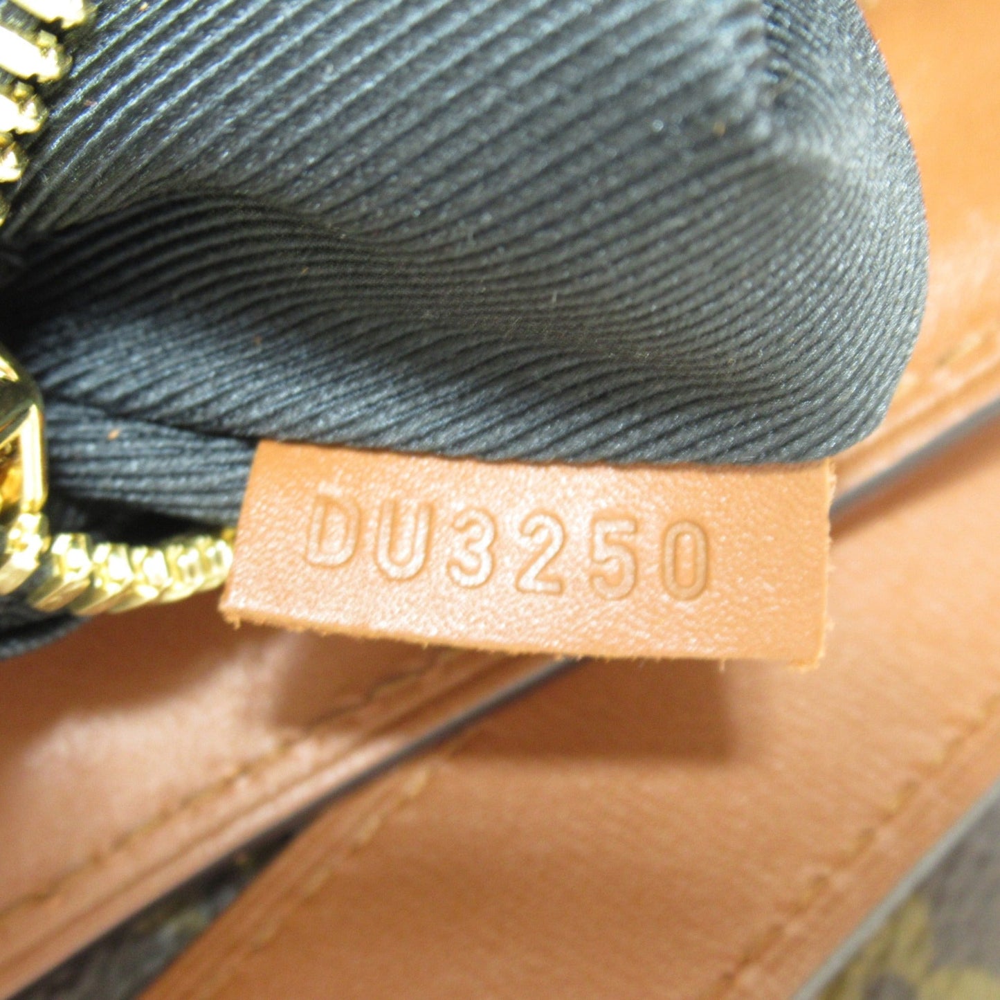 LOUIS VUITTON Hobo Dauphine MM Shoulder Bag Brown Black Monogram Reverse PVC coated canvas M45195