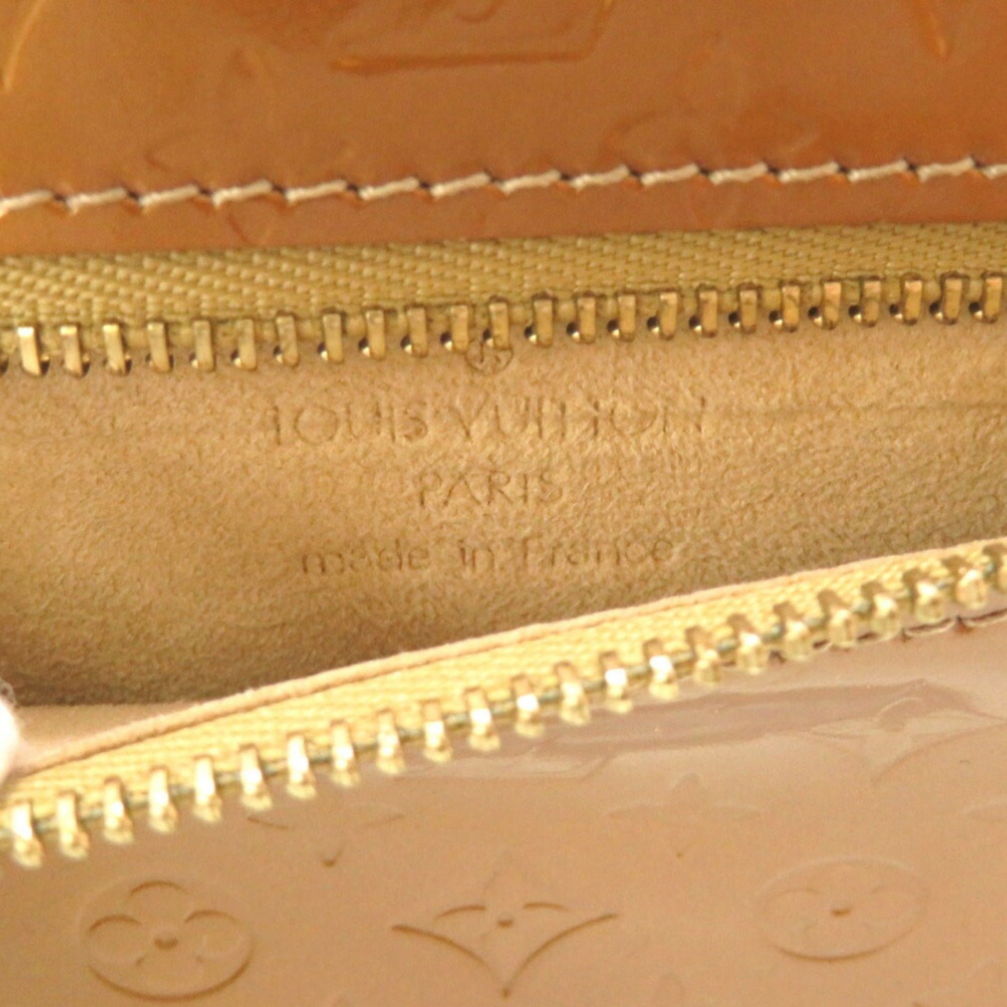 LOUIS VUITTON Monogram Vernis Comte Defe Pochette Owl Bronze M92268 Shoulder Bag