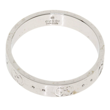 Gucci Icon # 18 Ring / K18 White Gold Men's GUCCI