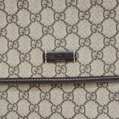 Gucci GG Supreme Shoulder Bag 223666 Beige