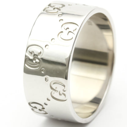Gucci Icon Wide Ring White Gold (18K) Fashion No Stone Band Ring