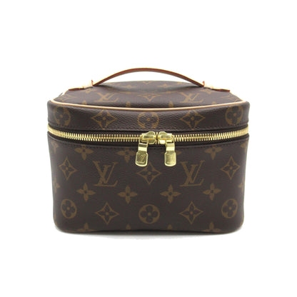 LOUIS VUITTON Nice Mini Vanity Bag Brown Monogram PVC coated canvas M44495