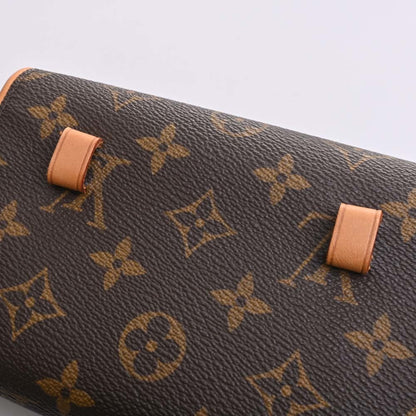 LOUIS VUITTON Monogram Pochette Florentine Waist Bag M51855 Brown Women's
