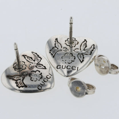 Gucci Earrings Blind For Love Silver 925 Ladies GUCCI