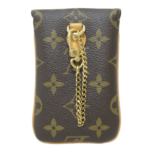 LOUIS VUITTON Etui / Telephone MM carrying case Brown Monogram leather M66546
