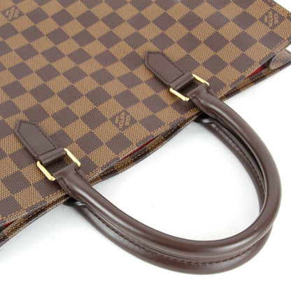LOUIS VUITTON Damier Sac Pla N51140 Handbag PVC Coated Canvas Ebene Women's