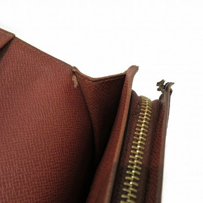 LOUIS VUITTON Monogram Portomonevier Tresor M61730 Bifold Wallet Unisex