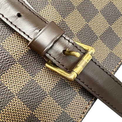 Louis Vuitton Damier Chelsea N51119 TH1088 Tote Bag Shoulder PVC Leather Brown Men's Women's