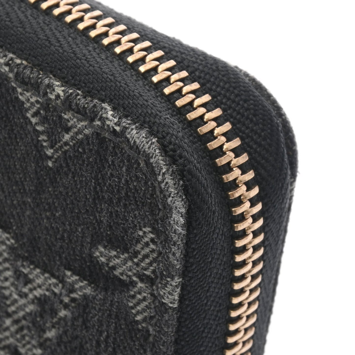 LOUIS VUITTON Monogram Zippy Black M95614 Unisex Long Wallet