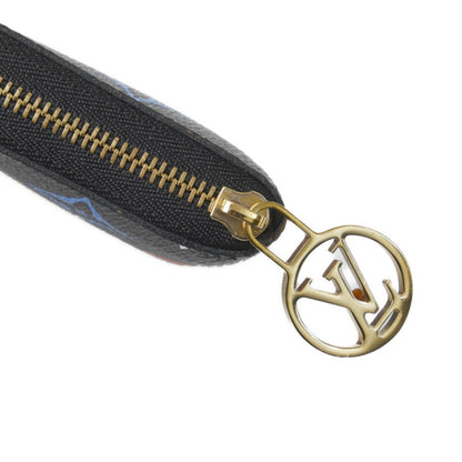 LOUIS VUITTON Monogram Game On Zippy Coin Purse Case M80305 Noir Black PVC Leather Ladies