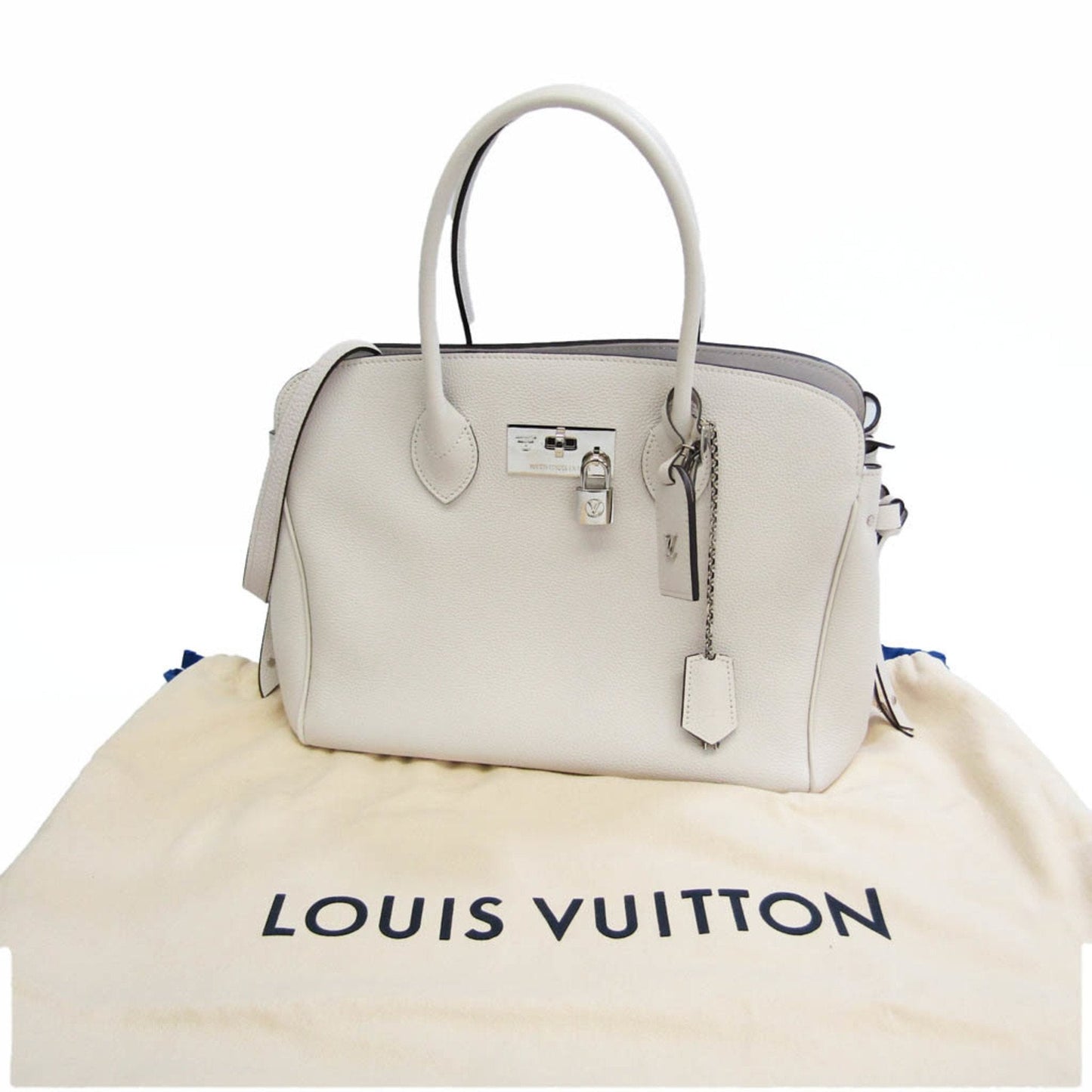 LOUIS VUITTON Milla MM M55024 Women's Handbag,Shoulder Bag White