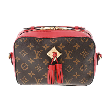 LOUIS VUITTON Monogram Santonju Coquelicot M43556 Ladies Canvas Shoulder Bag