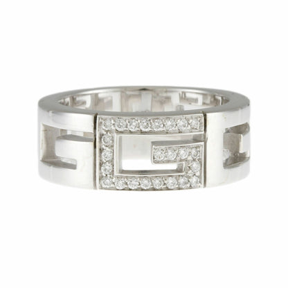 Gucci Multiple Ring No. 11.5 18K K18 White Gold Diamond Women's