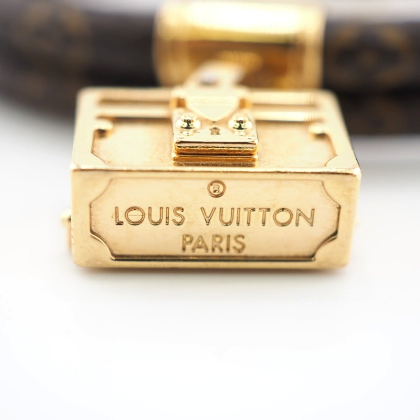 LOUIS VUITTON M6640F Bracelet Keep It Twice Monogram Brown Women's