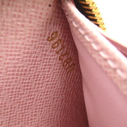 LOUIS VUITTON Zippy wallet Brown Pink Rose valerine Monogram PVC coated canvas M41894