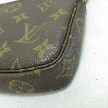 LOUIS VUITTON Mini Pochette Accessoires Brown Monogram PVC coated canvas M58009