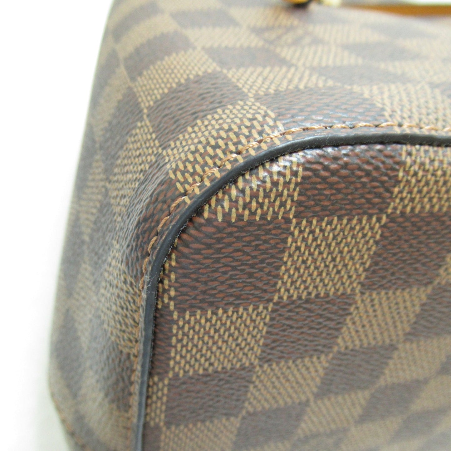 LOUIS VUITTON Neo Noe Shoulder Bag Brown Ebene Saffron Damier PVC coated canvas N40213