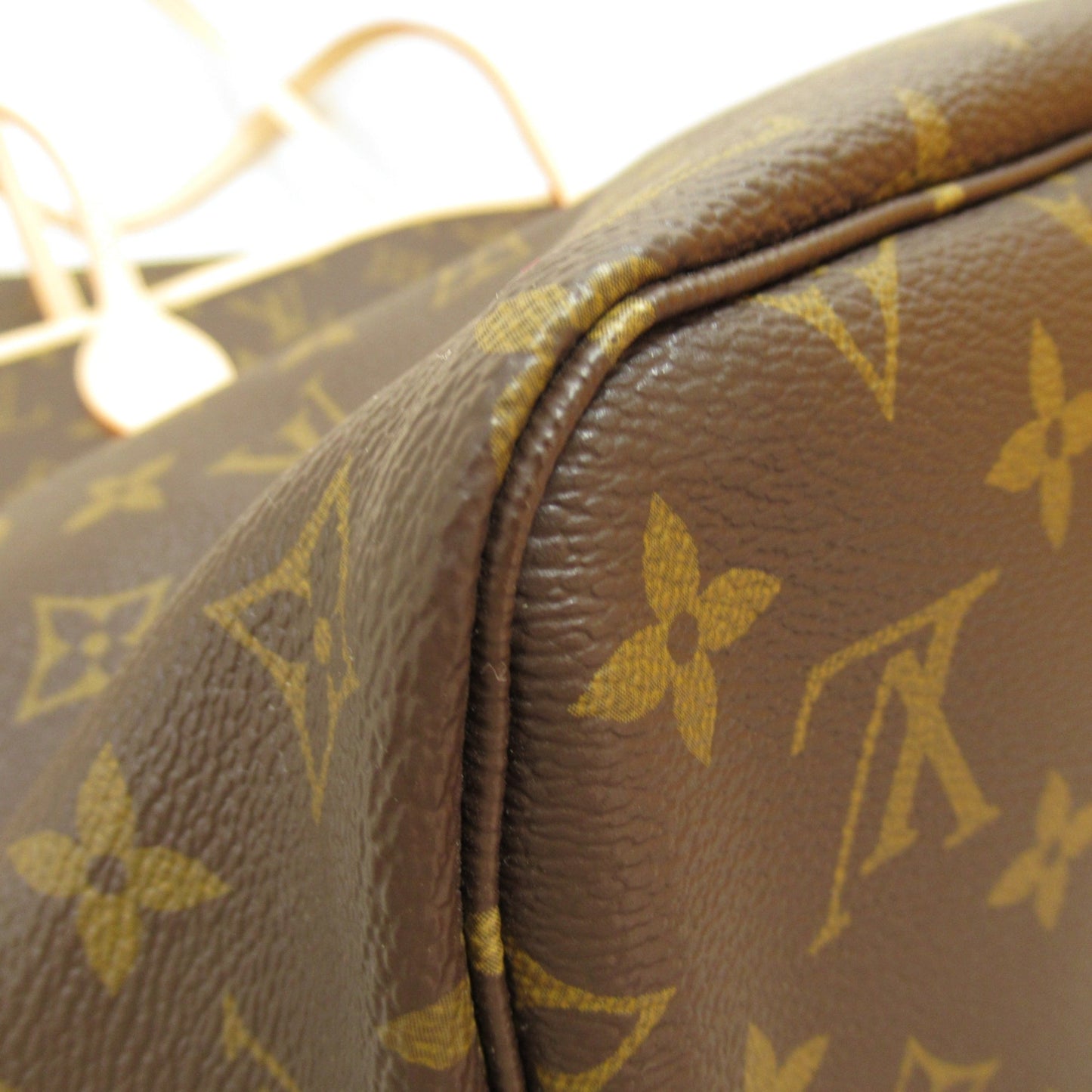 LOUIS VUITTON Neverfull MM Brown Beige Monogram PVC coated canvas M40995