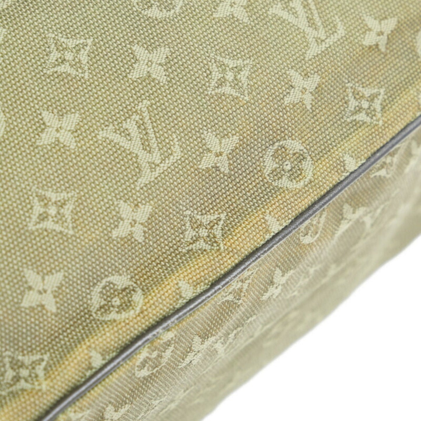 LOUIS VUITTON Monogram Lucile GM Tote Bag Shoulder M92681 Green Dark Brown Canvas Leather Women's