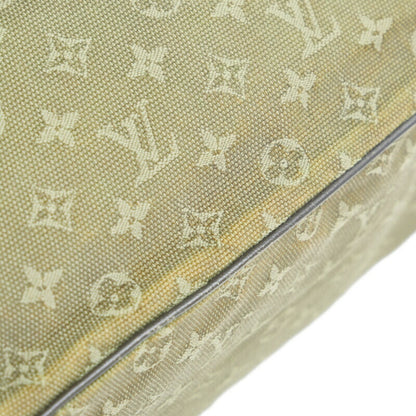 LOUIS VUITTON Monogram Lucile GM Tote Bag Shoulder M92681 Green Dark Brown Canvas Leather Women's