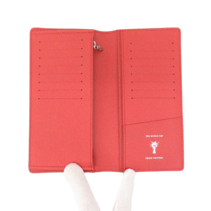LOUIS VUITTON M63230 Portefeuille Brazza FIFA 2018 World Cup Limited Long Wallet Epi Leather Men's