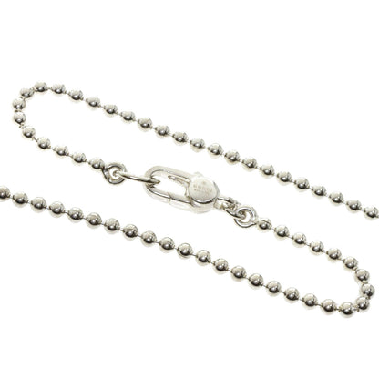 Gucci Plate Necklace Silver Ladies GUCCI