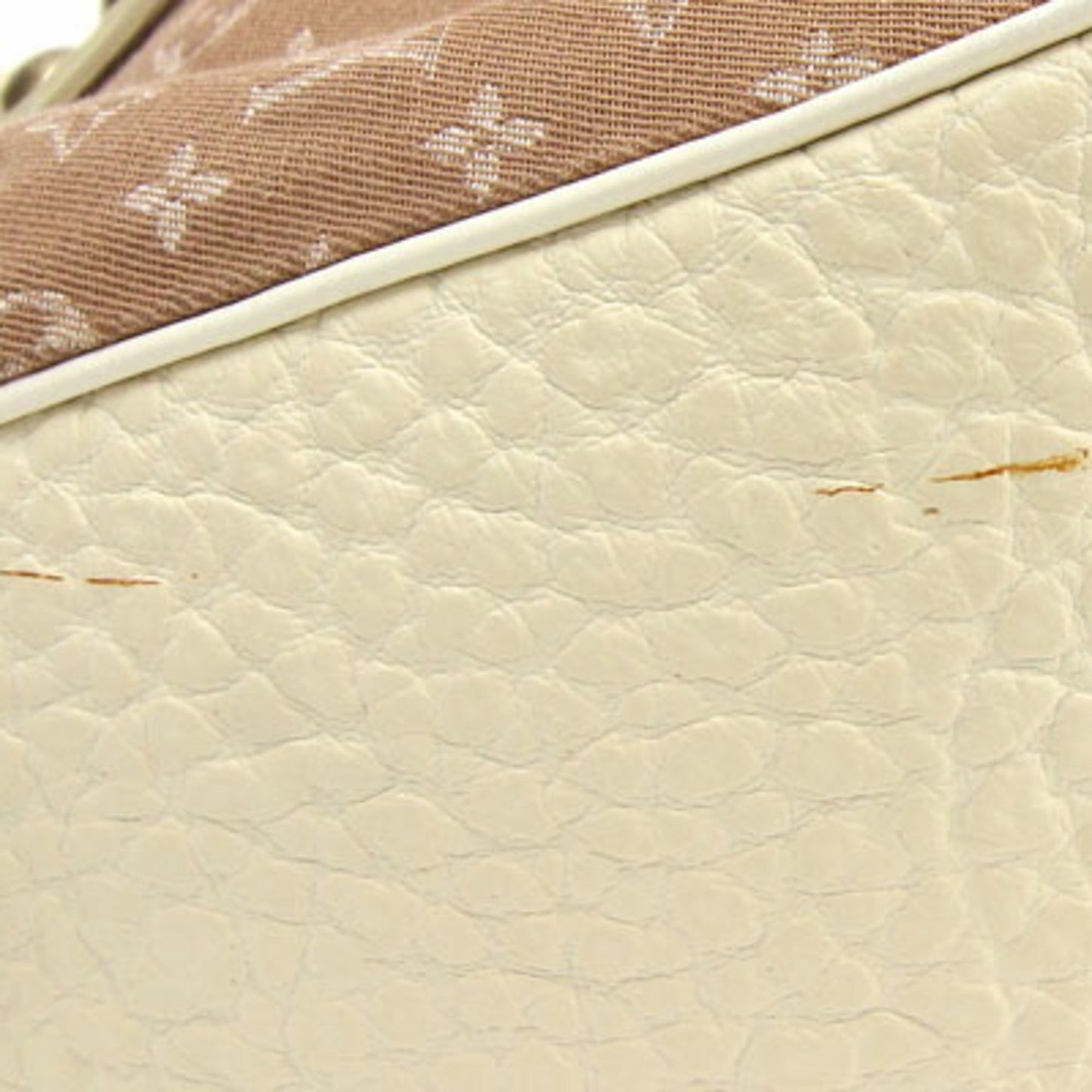 Louis Vuitton Handbag Monogram Mini Run Trapeze PM M40059 Camel Canvas Leather Ladies