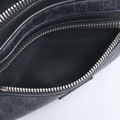 GUCCI GG Supreme Soft Belt Bag Waist 474293 Black Men's