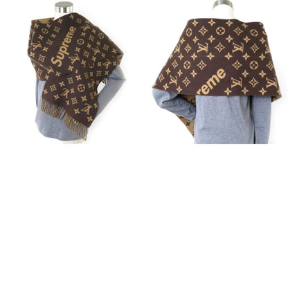 LOUIS VUITTON Muffler xSupreme Supreme Monogram Wool/Cashmere Brown/Beige Unisex MP1891