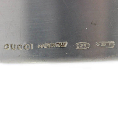 Gucci logo G branded bangle sterling silver
